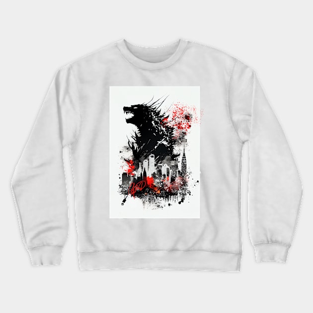 Kaiju Crewneck Sweatshirt by BYCOLERO